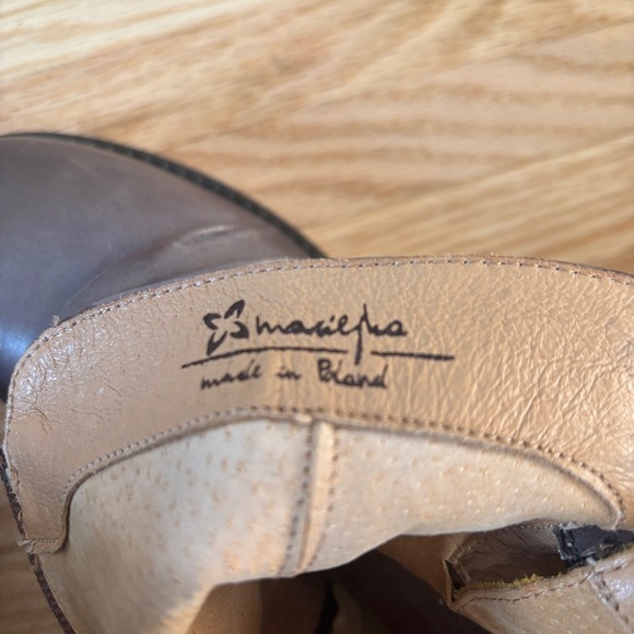 Maciejka Viva La Vida Leather Ankle Boots Booties Strap Detail - Picture 8 of 10